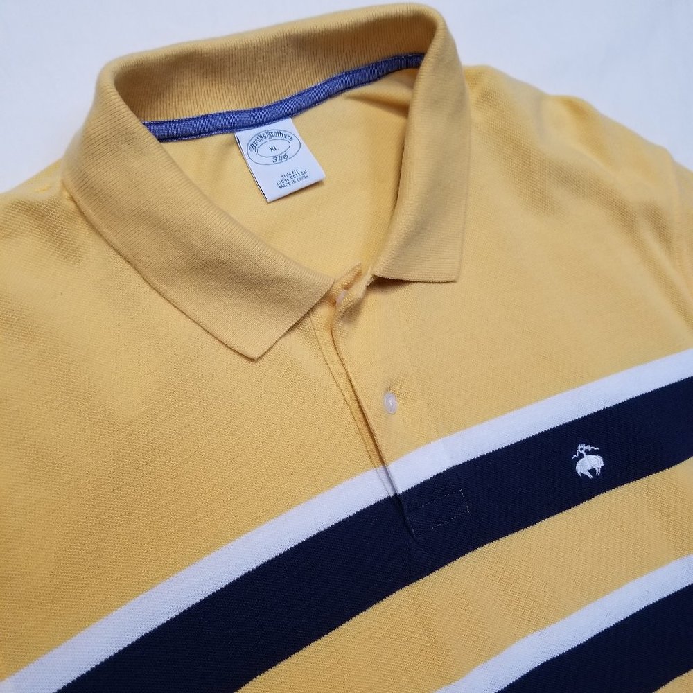 Brooks Brothers 346 Slim Fit Polo Shirt Men's XL
